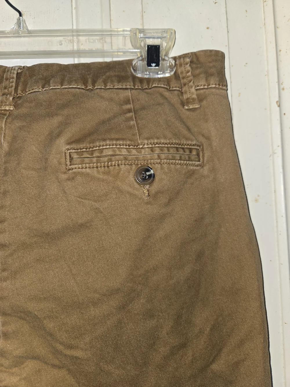 Men's Prince And Fox Brown Straight-Leg Casual Pants